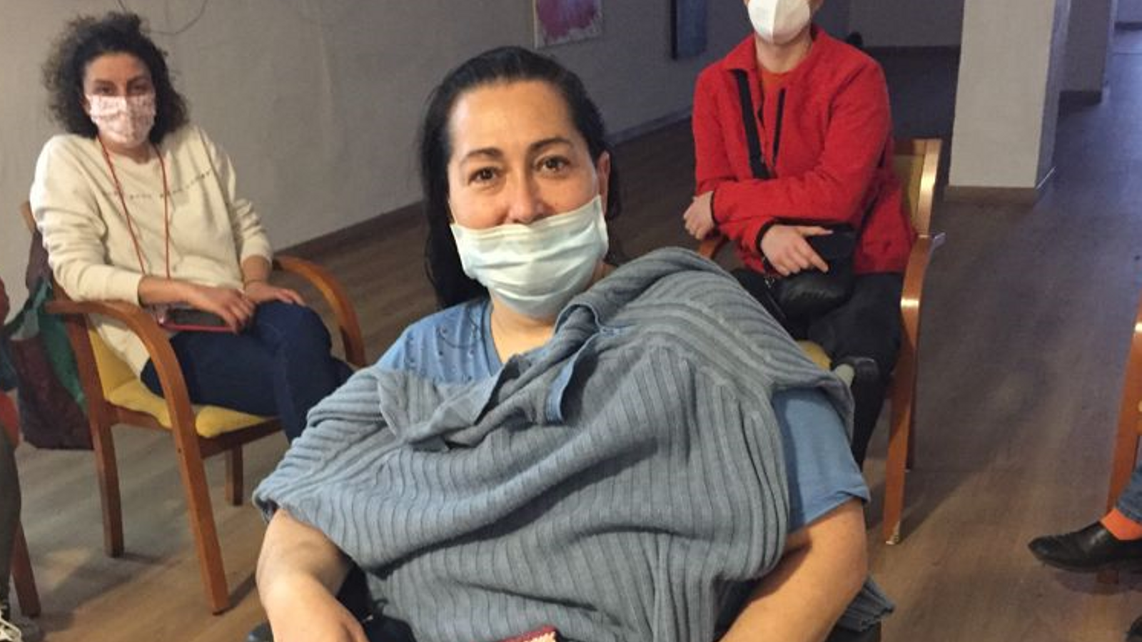 Rosa, la dona que tenen actualment en acolliment