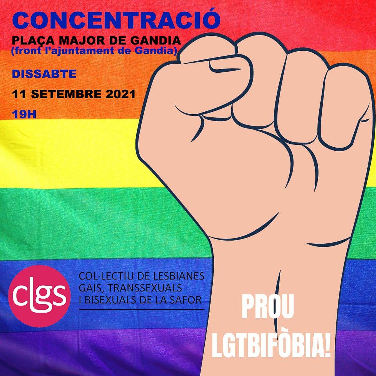 Concentració a Gandia