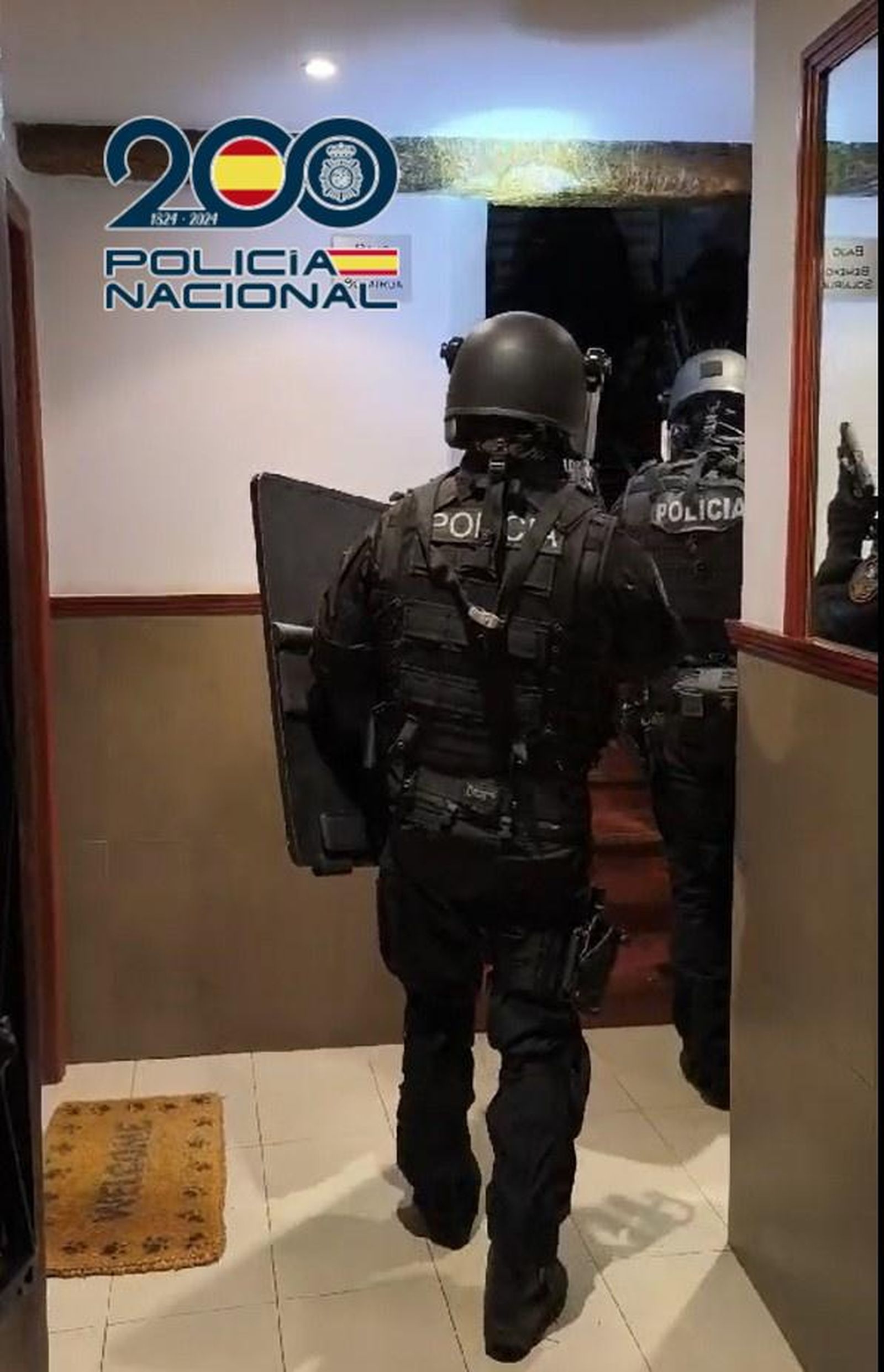 Intervenció de la Policia Nacional a Bilbao