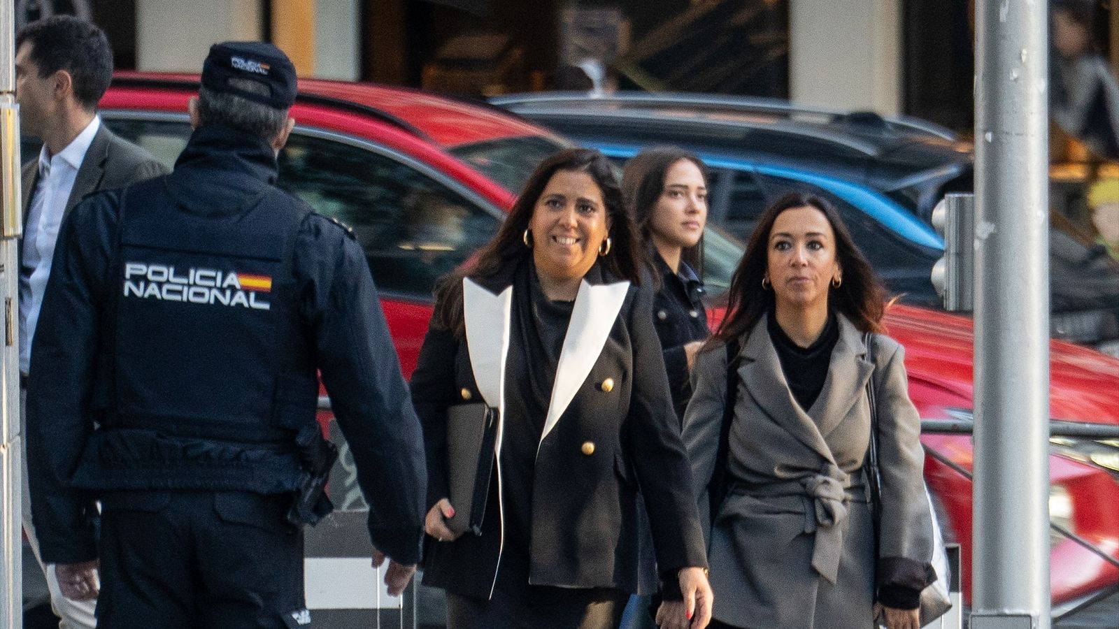 La jutgessa Beatriz Biedma, arribant a declarar a l'Audència Nacional
