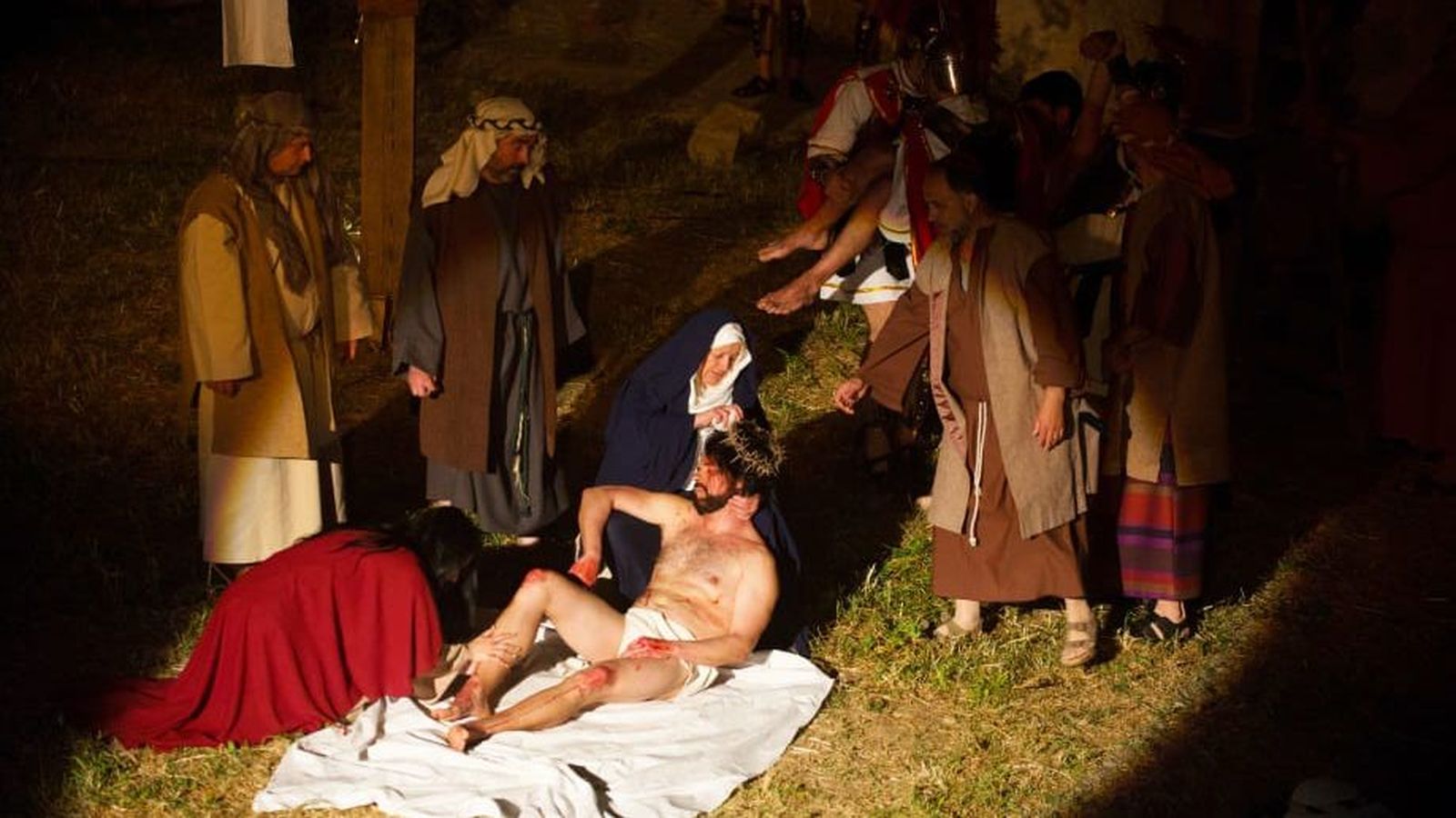 L'escena del davallament de Crist serà una de les que s'interpretarà a Torreblanca esta nit