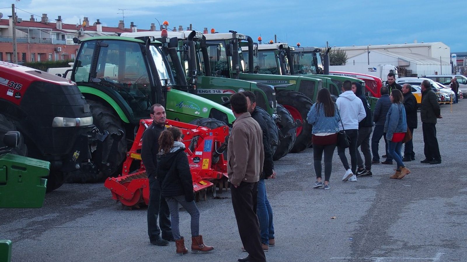 Exposició de maquinària a la Fira de Cocentaina