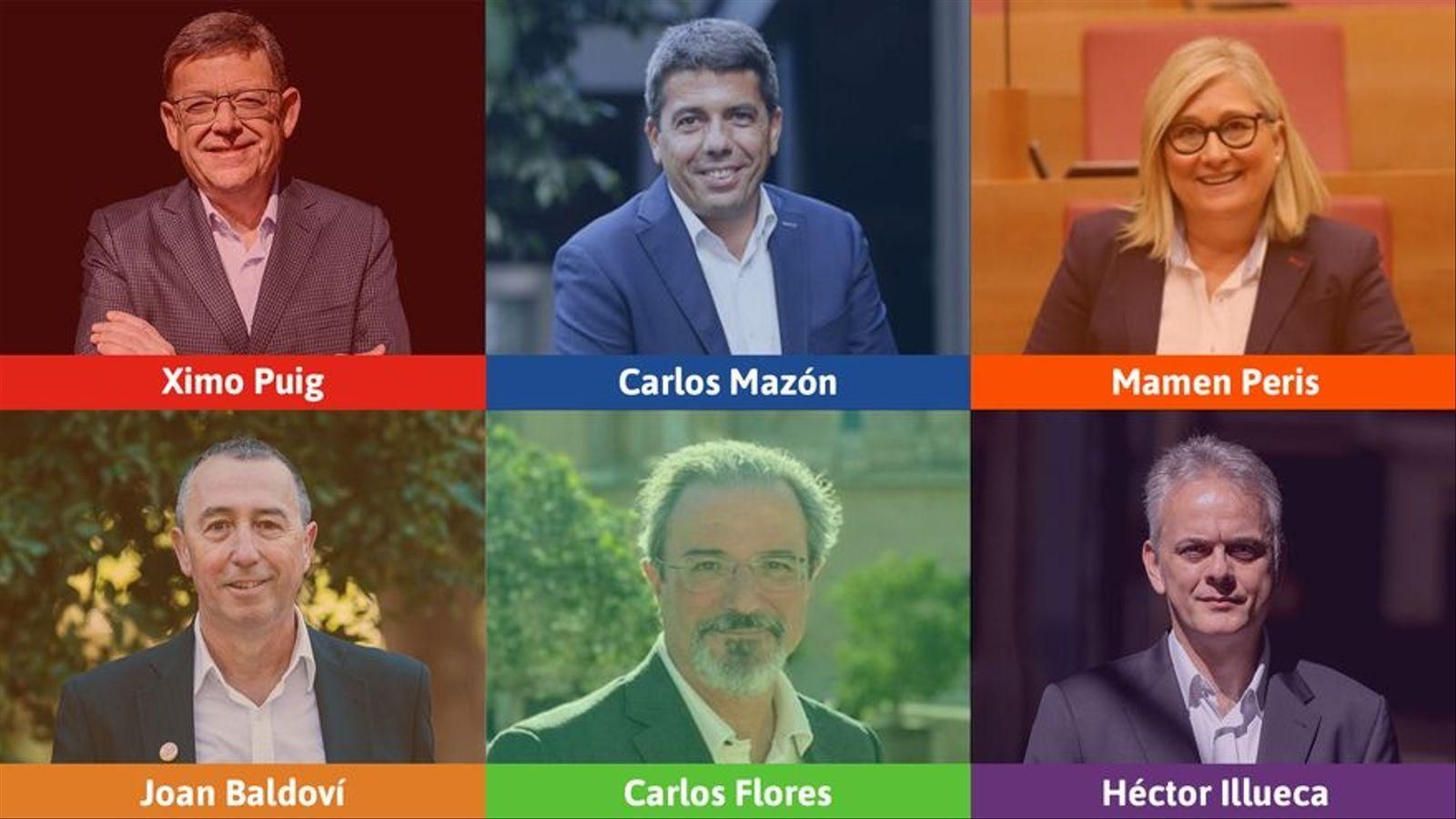 Candidats a la presidència de la Generalitat en les eleccions del 28 de maig
