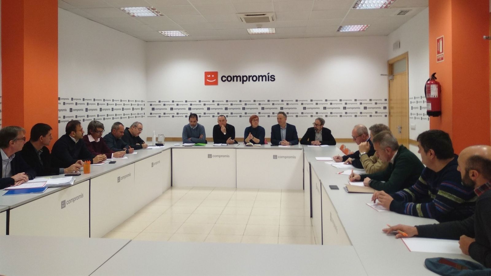 Reunió entre representants de Compromís i d'organitzacions agràries