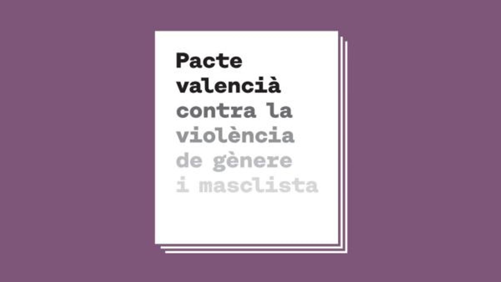 Pacte valencià contra la violència de gènere