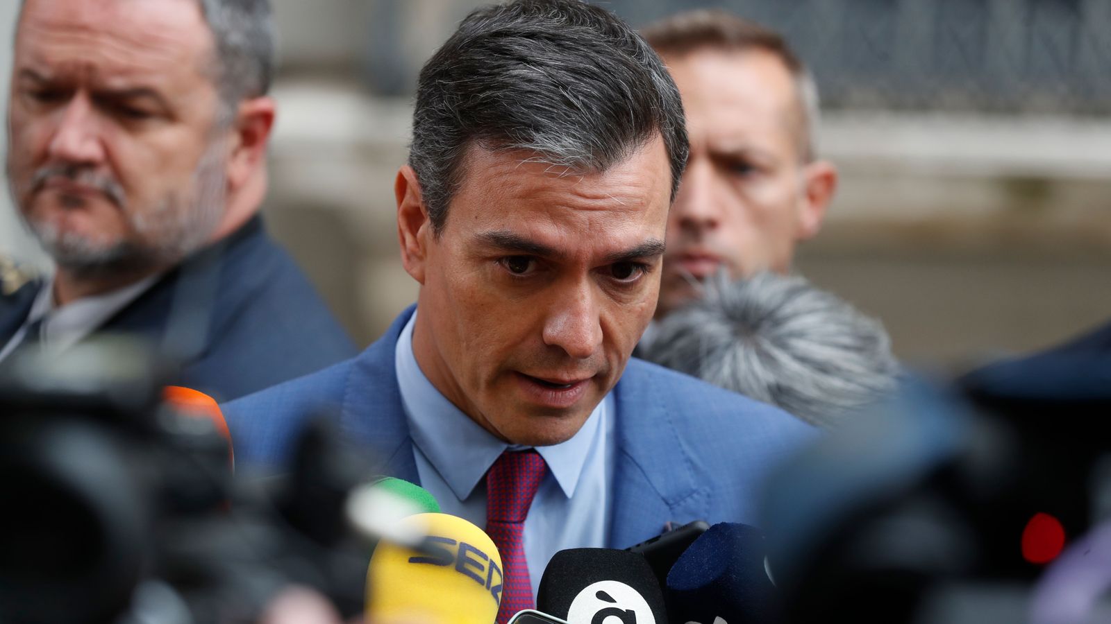 Imatge d'arxiu de Pedro Sánchez a l'eixida del Congrés