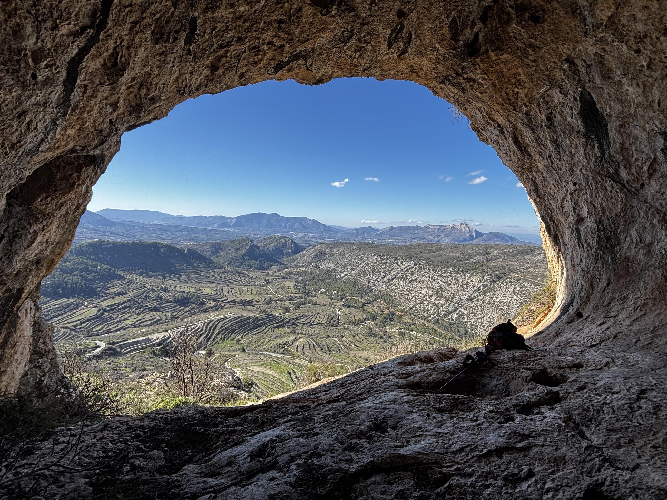 JOAN FEMENIA MAS, La Vall de Gallinera, el Benicadell a la dreta