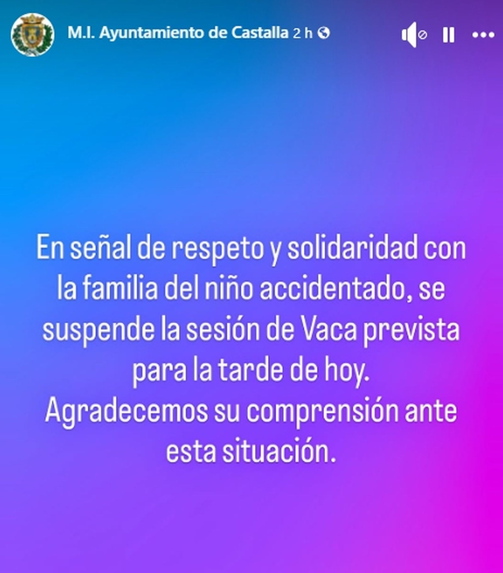 Comunicat de l'Ajuntament de Castalla