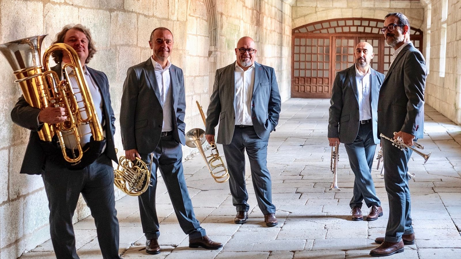 Els membres d'Spanish Brass