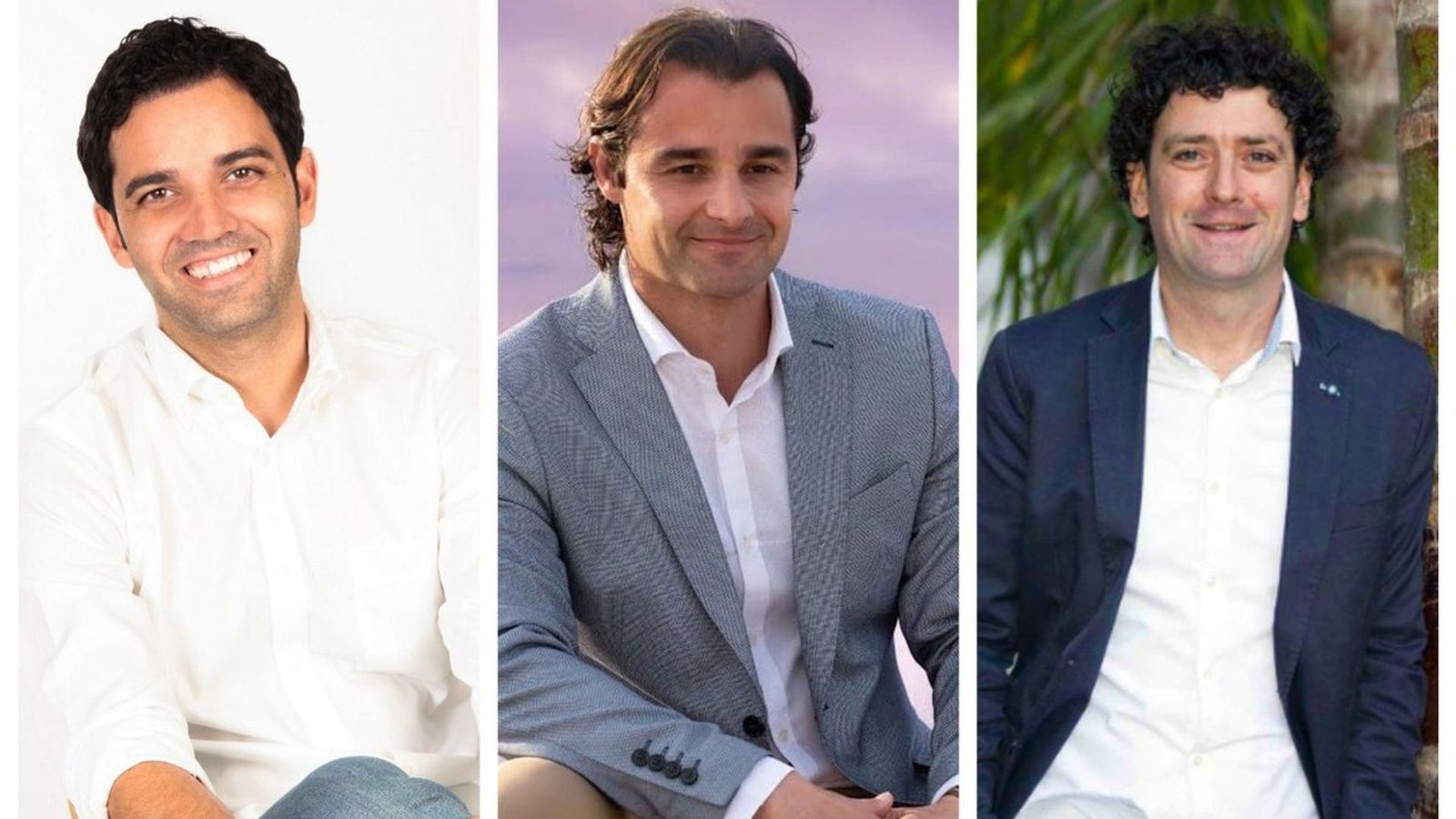 D'esquerra a dreta, els alcaldes amb majoria absoluta de Paterna (l'Horta), Torrevella (Baix Segura) i Betxí (la Plana Baixa)