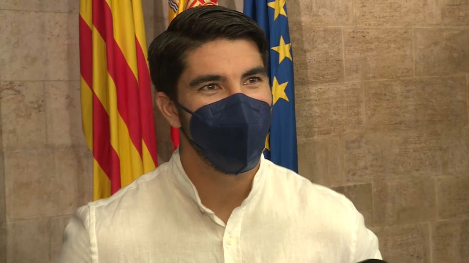 El jugador del València CF, Carlos Soler