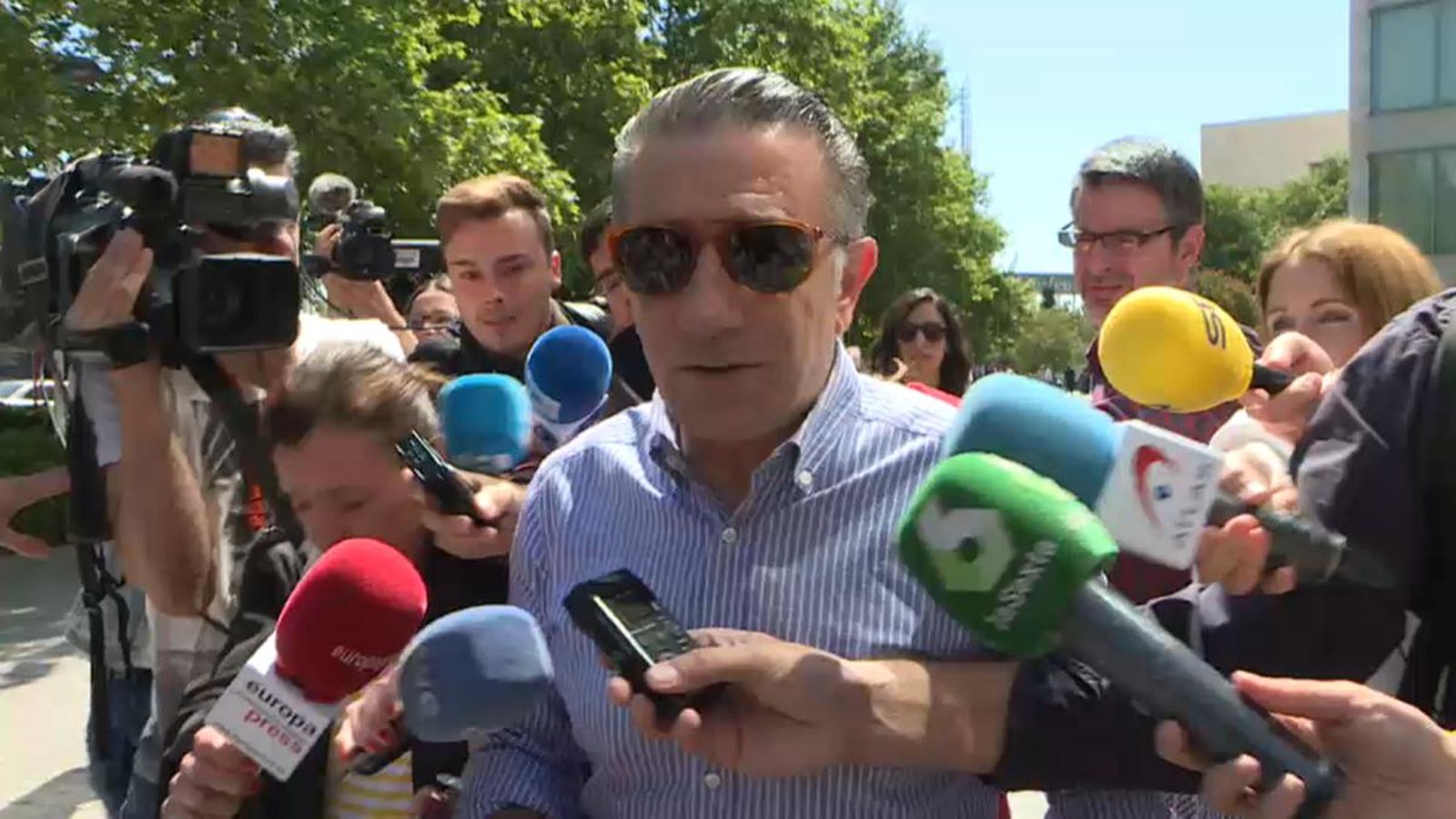 Jorge Martínez "Aspar", a l'eixida del jutjat