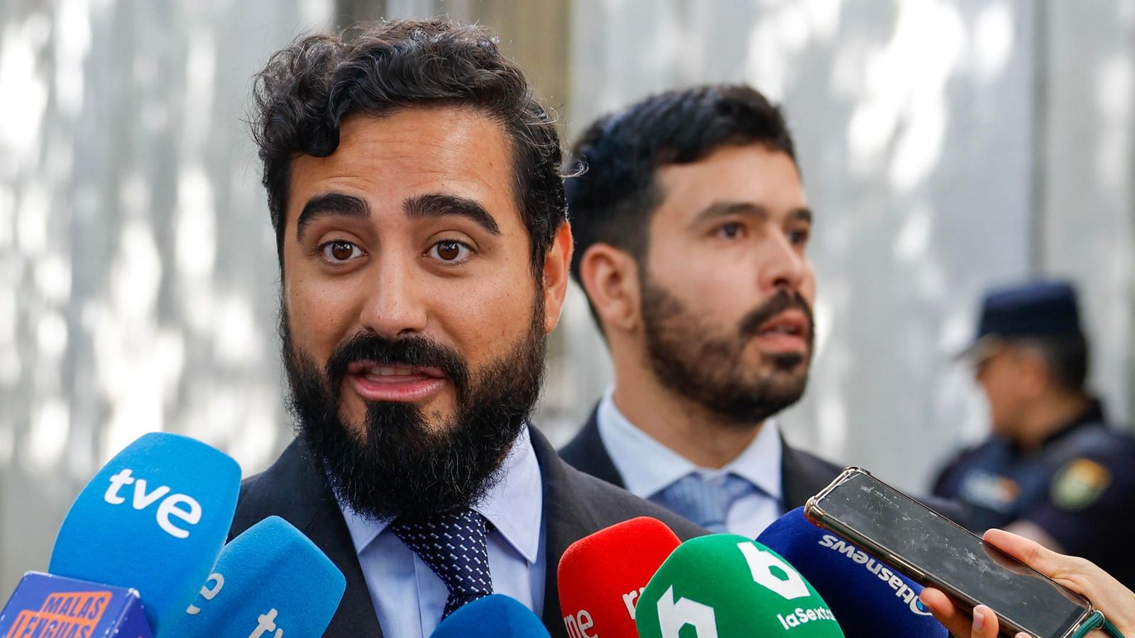 L'eurodiputat Alvise Pérez, este divendres al Suprem