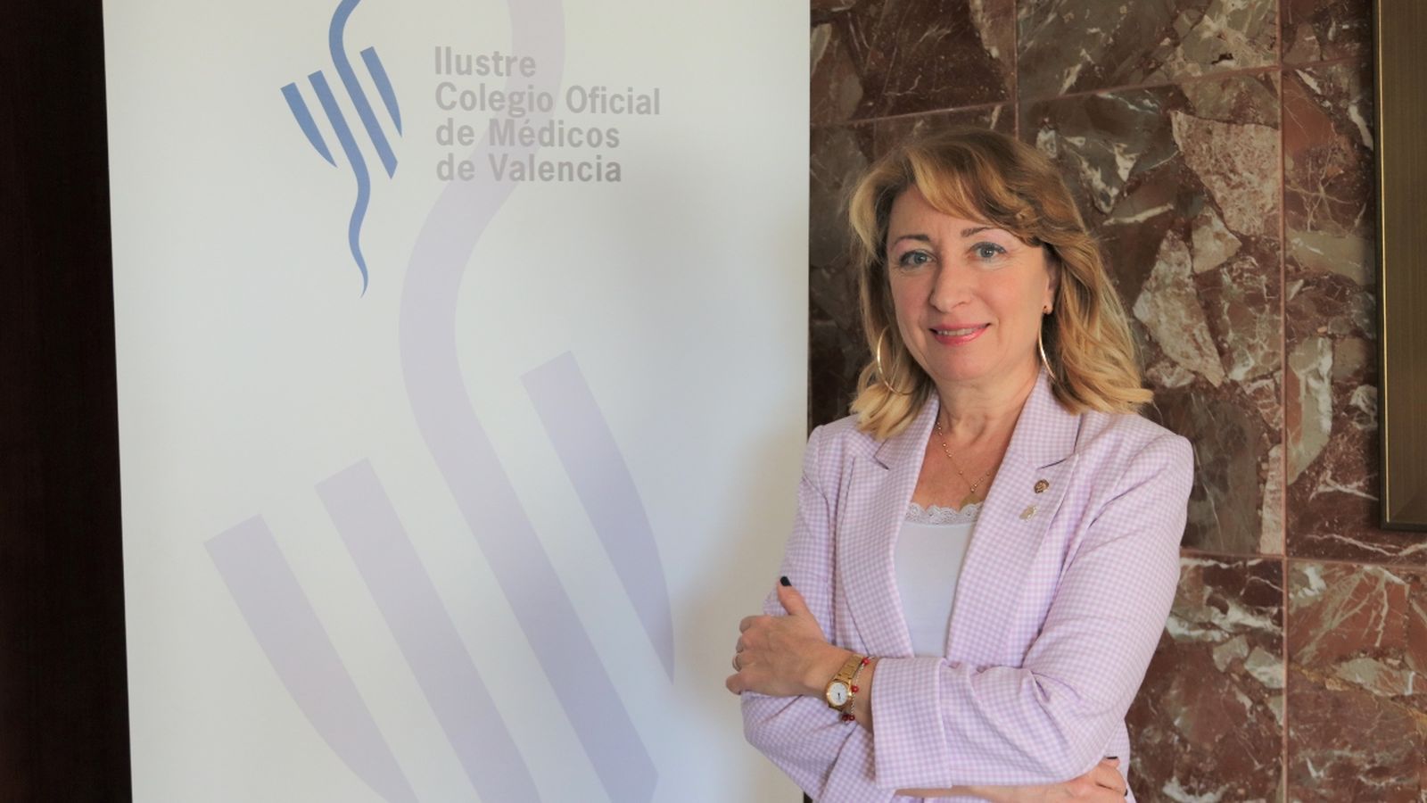Mercedes Hurtado, presidenta del Col·legi Oficial de Metges de València