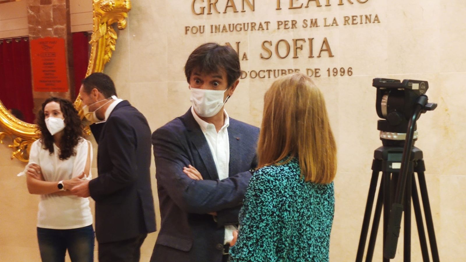 Pacheta en l'acte del Bimil·lenari d'Elx. (À Punt Esports)