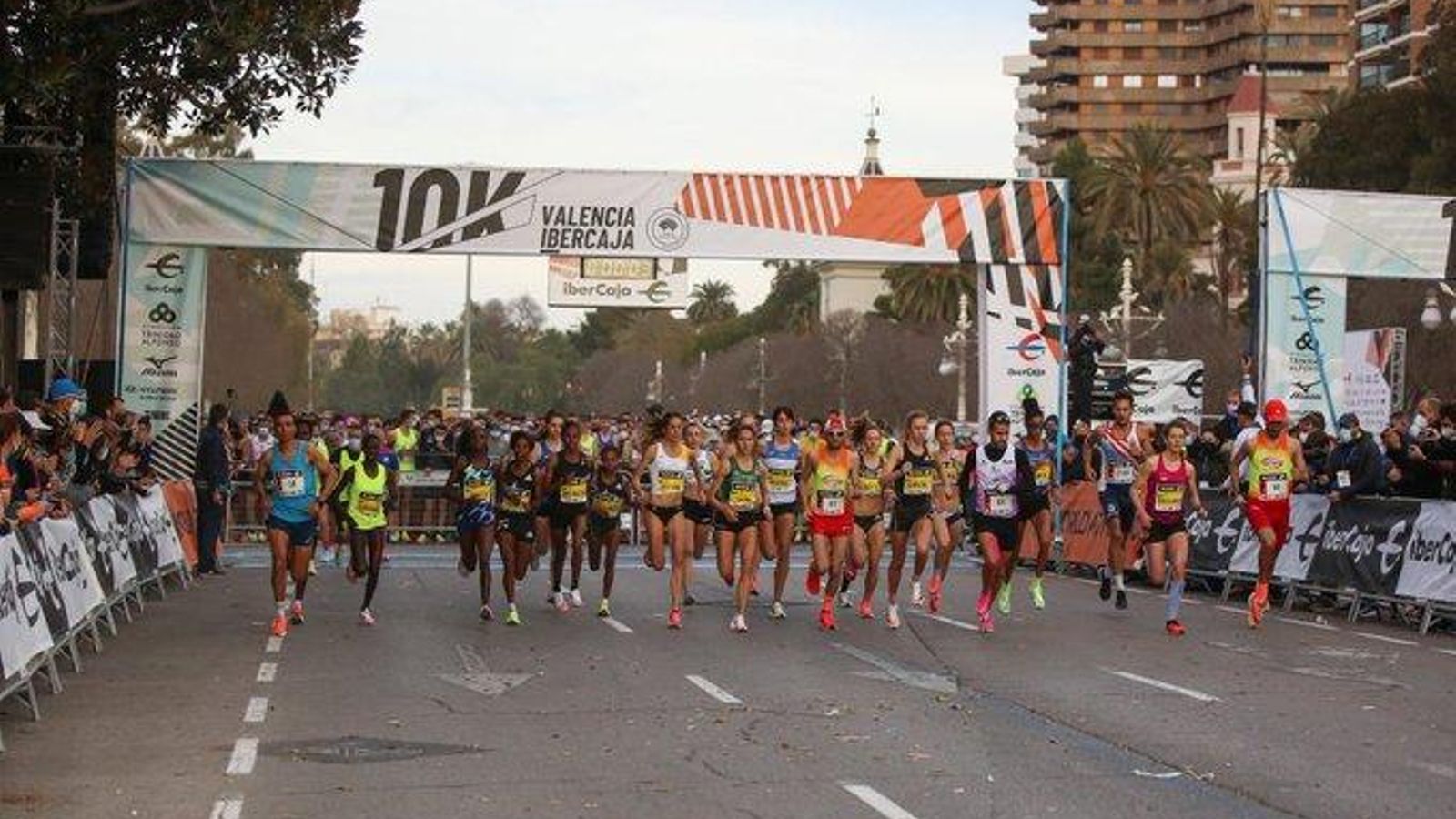 Imatge dels atletes d'elit a la 10K