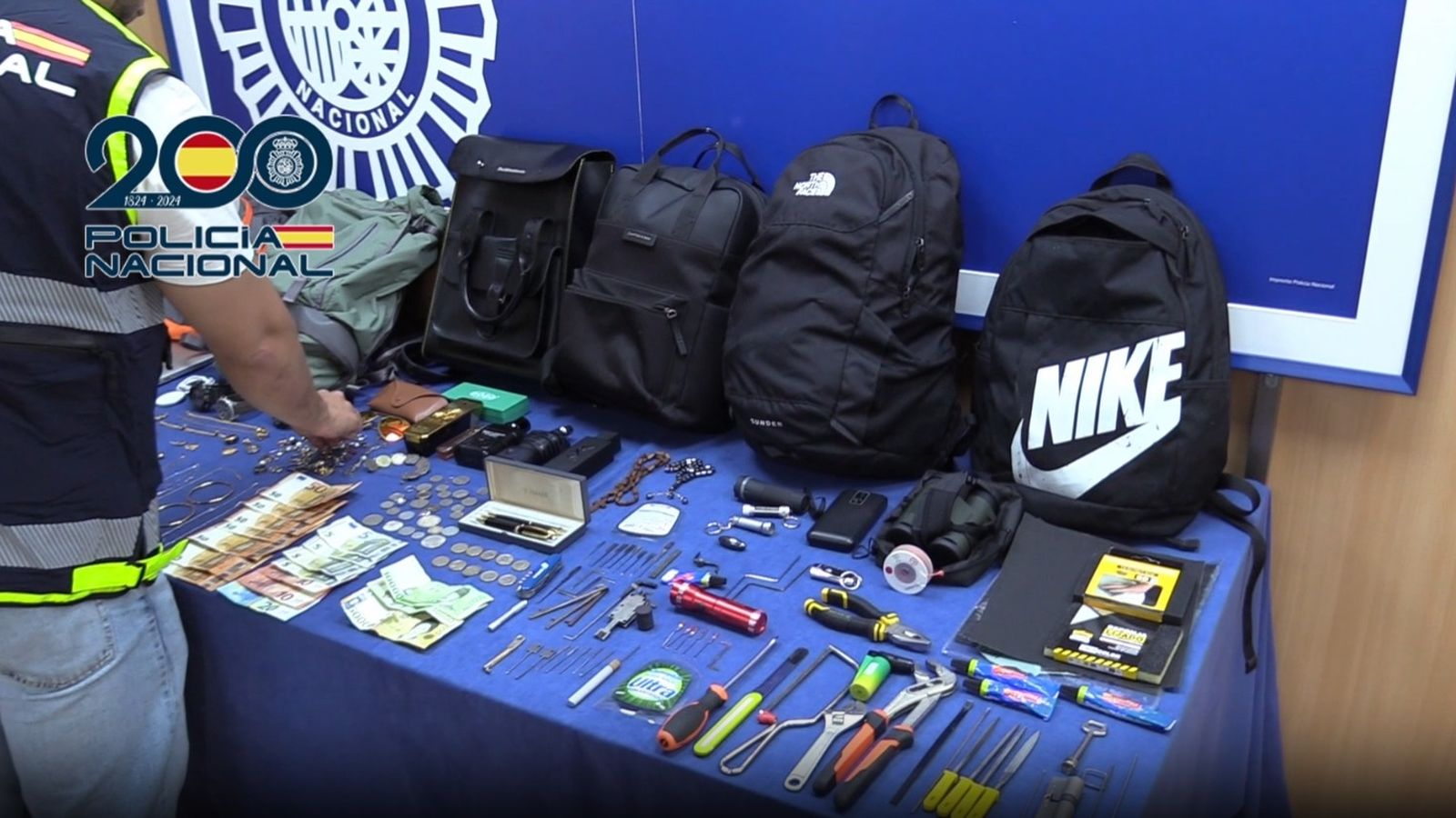 Imatge dels objectes incautats