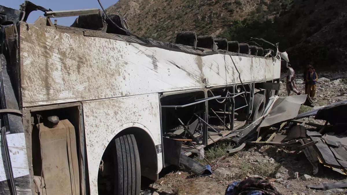 Imatge d'arxiu d'un accident d'autobús a l'Afganistàn