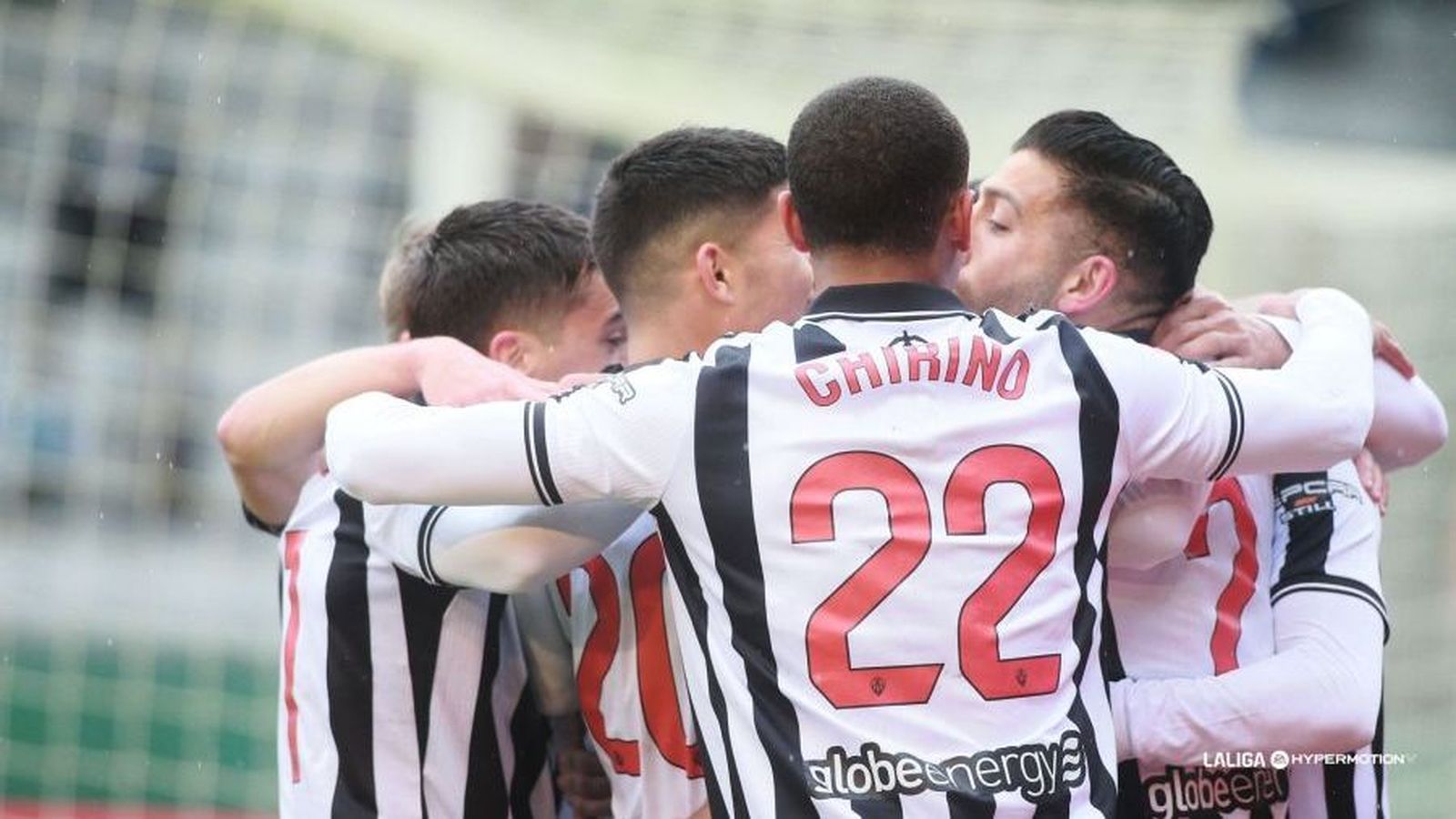 Els jugadors del Castelló celebren un dels gols