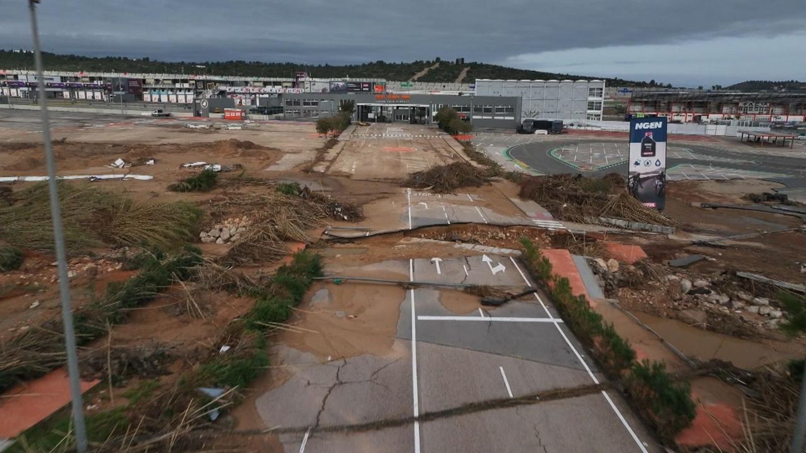 El circuit de Cheste, un any després de la dana