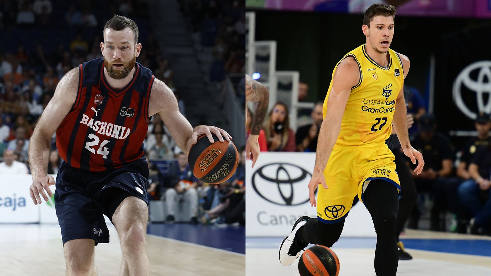 Matt Costello i Ethan Happ amb Baskonia i Dreamland Gran Canaria