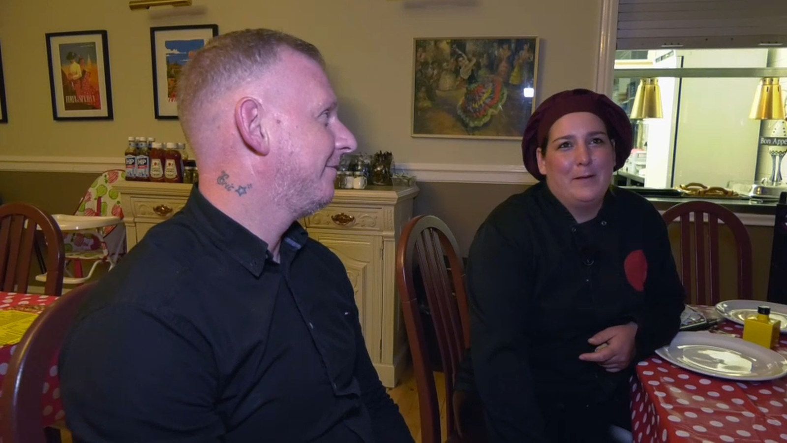 Alicia amb el seu marit, escocés