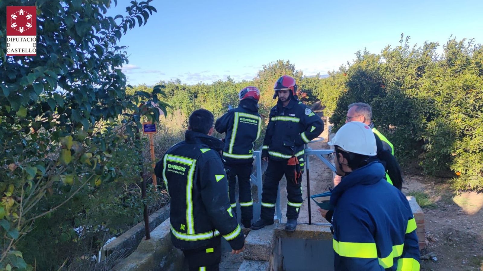 Els efectius de bombers a la zona