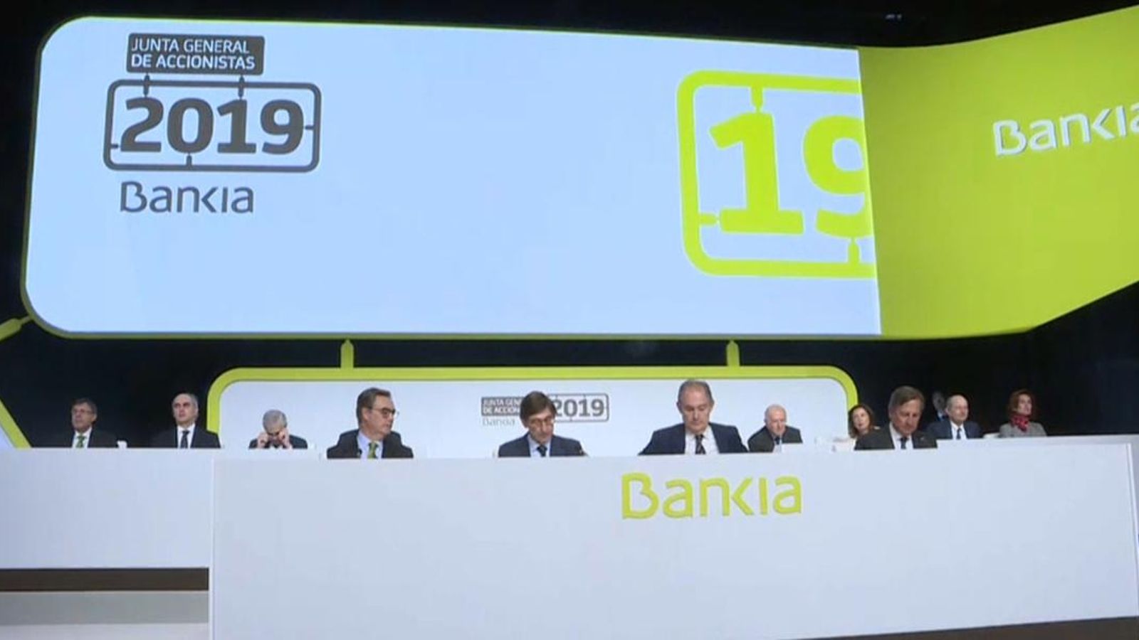 Junta General d'Accionistes de Bankia, que s'ha celebrat aquest divendres en el Palau de Congressos de València