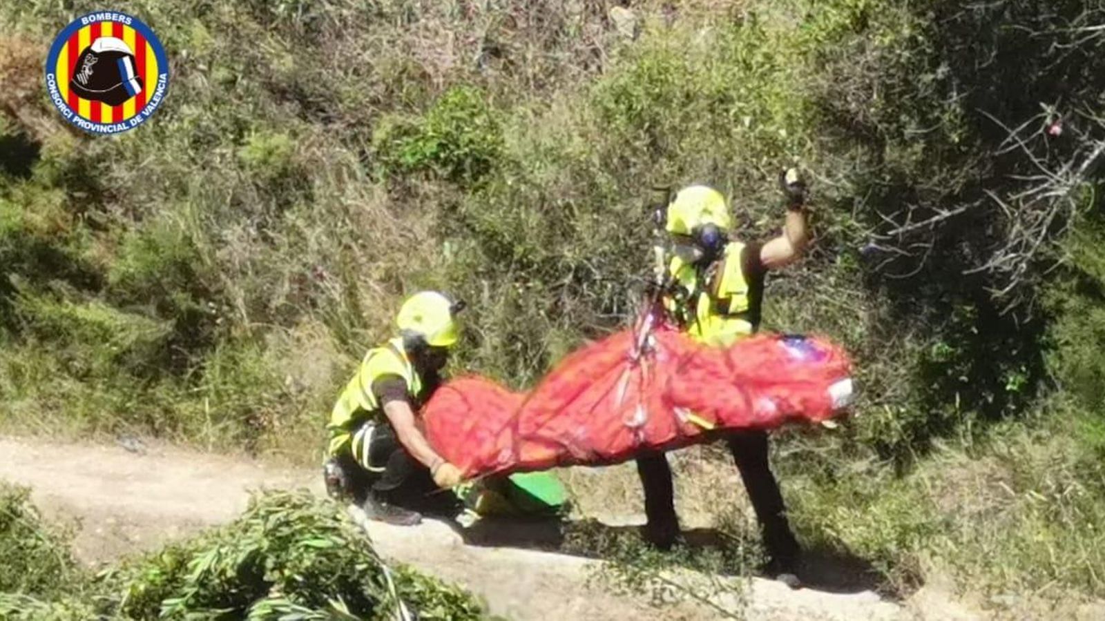 El rescat s'ha realitzat a una zona de difícil accés
