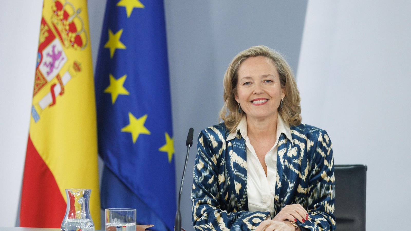 Imatge d'arxiu de la vicepresidenta tercera i ministra d'Assumptes Econòmics i Transformació Digital, Nadia Calviño