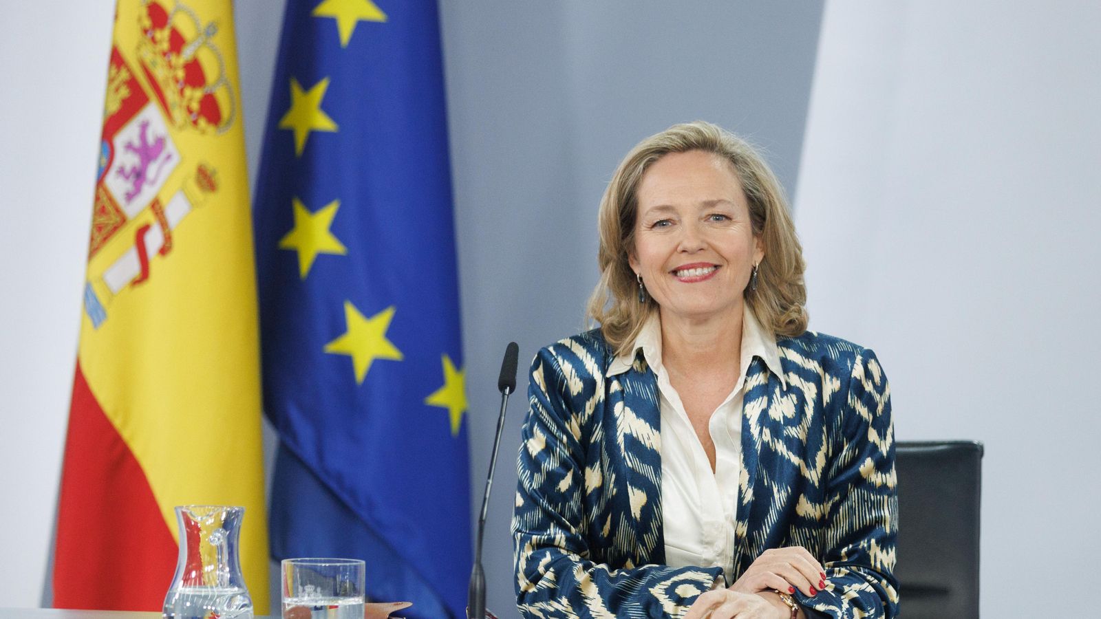 Imatge d'arxiu de la vicepresidenta tercera i ministra d'Assumptes Econòmics i Transformació Digital, Nadia Calviño