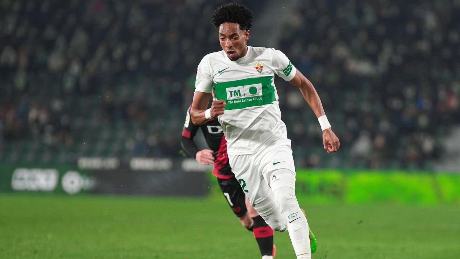 El jugador de l'Elx, Johan Mojica