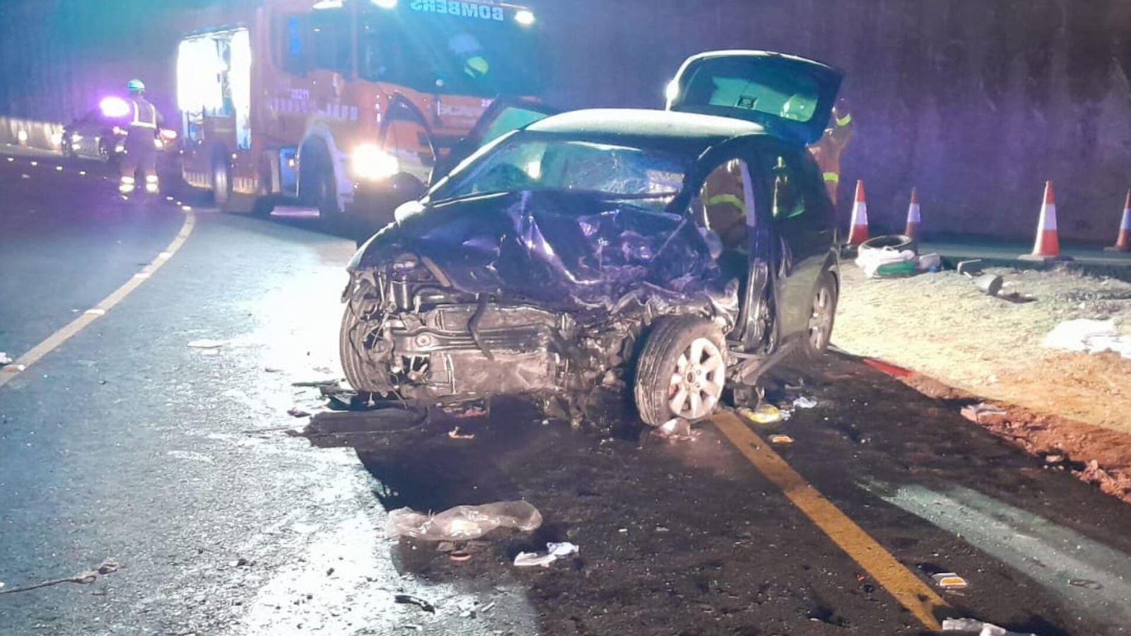 Imatge d'un dels cotxes implicats