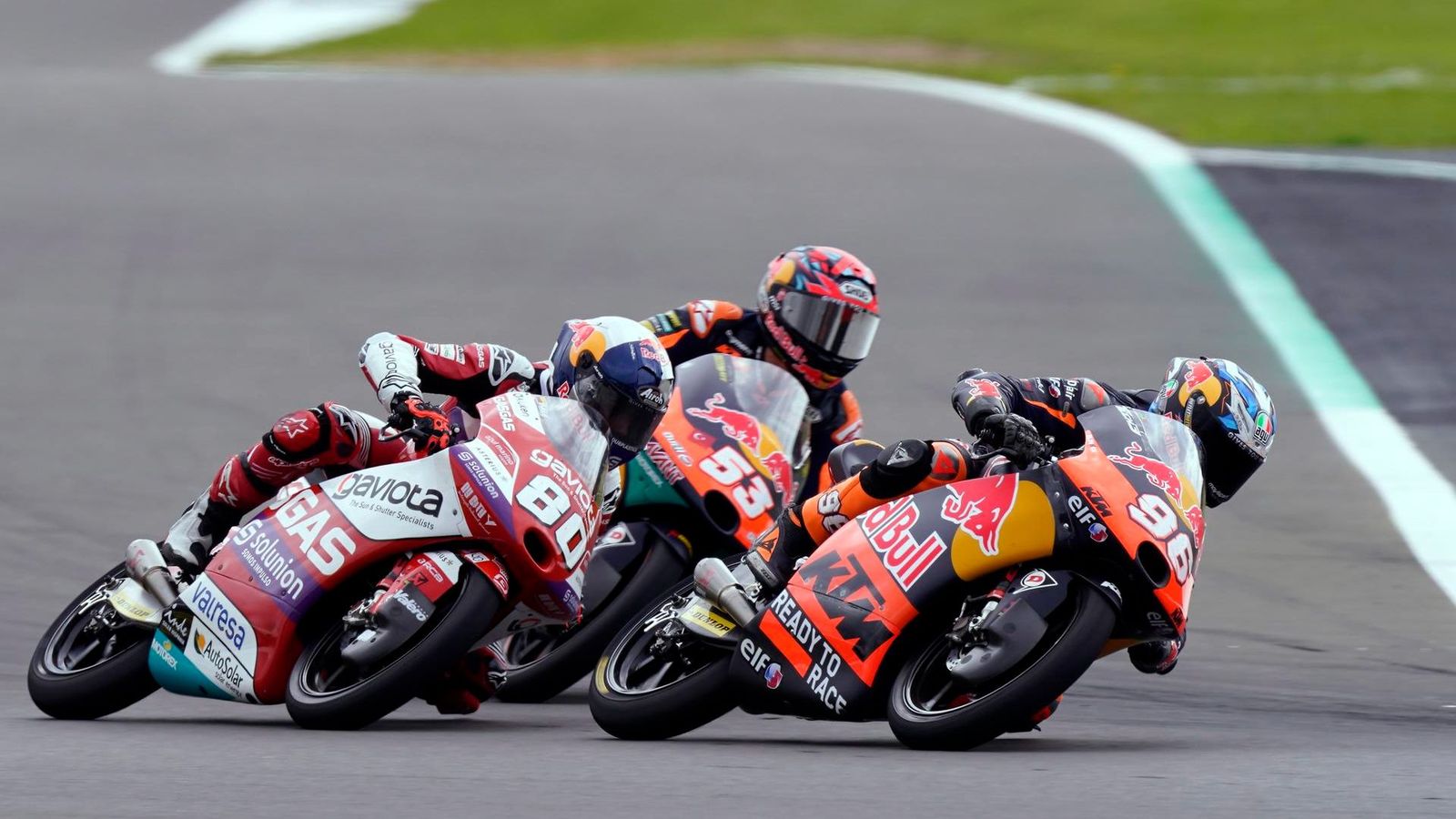 Dani Holgado, durant la carrera