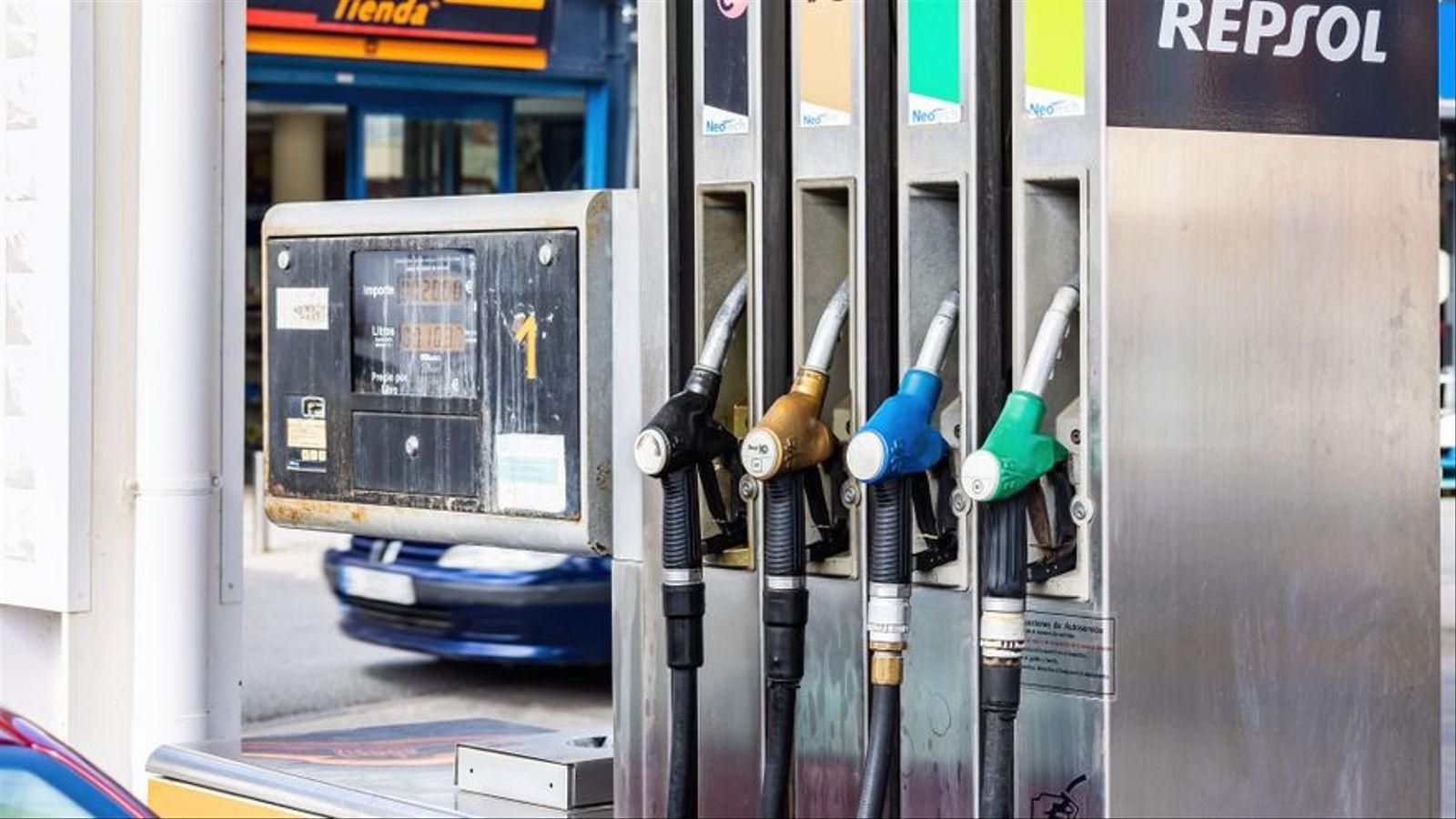 Gasolinera en una imatge d'arxiu