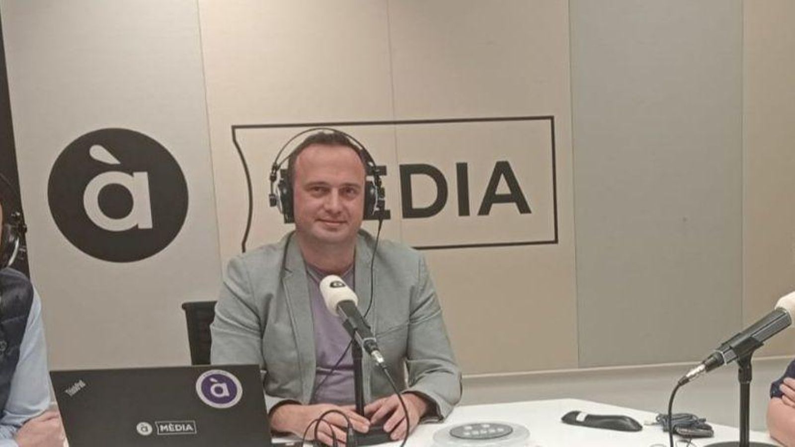 El periodista d'À Punt, Gustavo Clemente