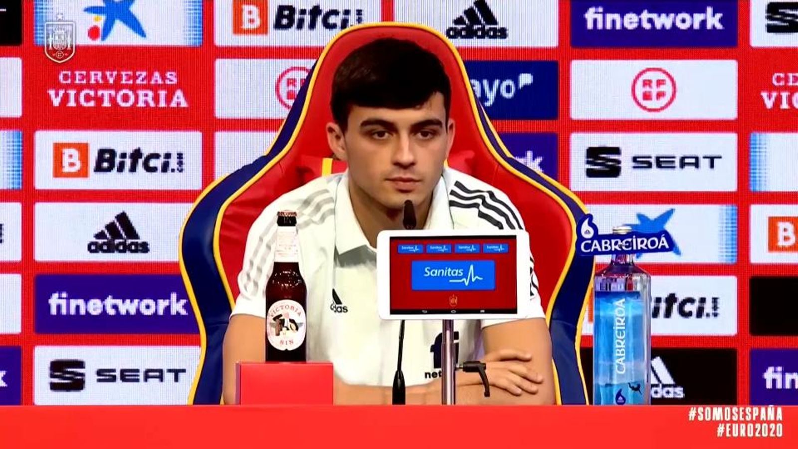 El jugador del FC Barcelona i de la selecció, Pedri