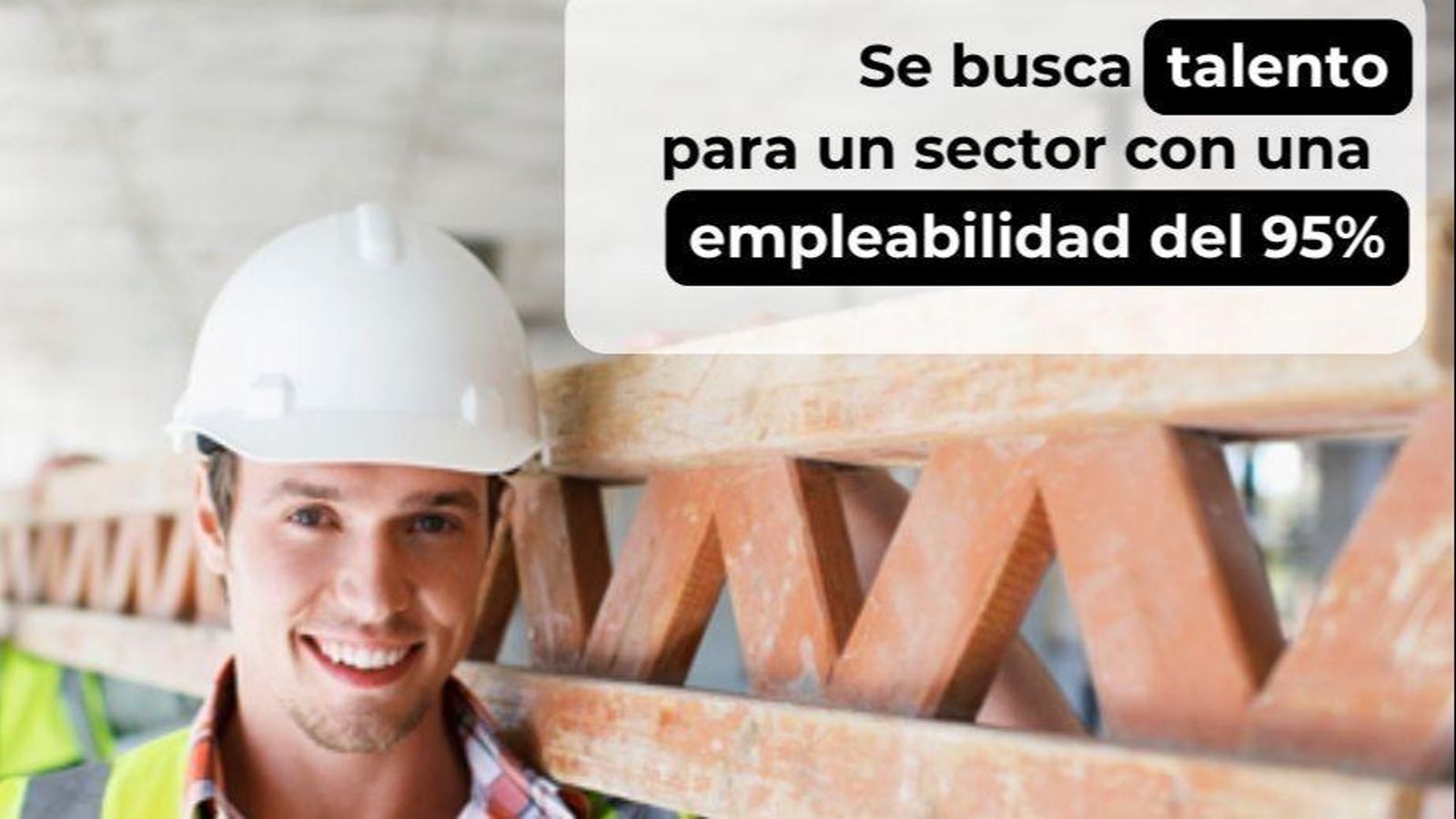 Anunci per a formar-se i treballar de paleta