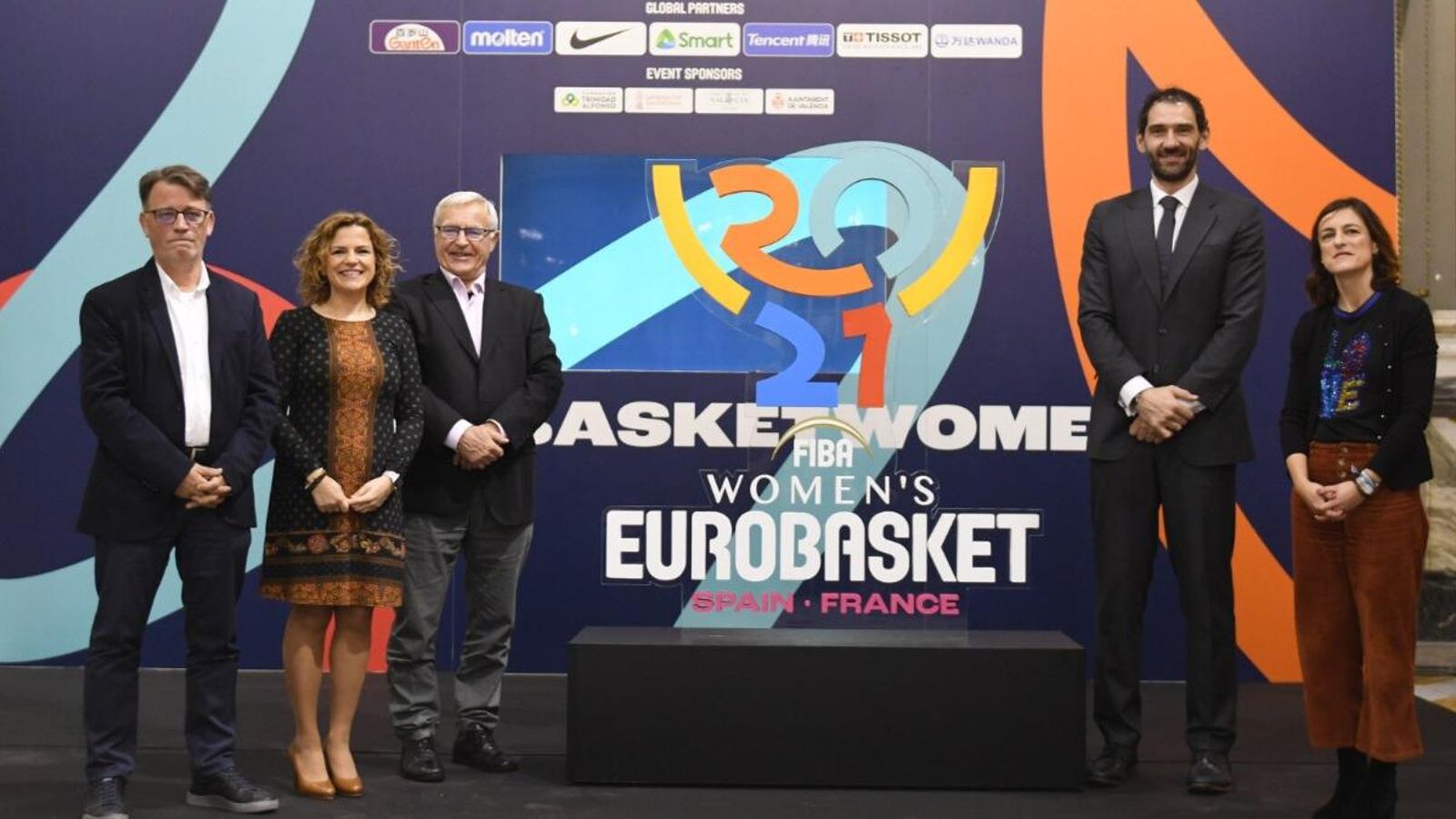 Presentació de València com a seu de l'Eurobasket femení 2021