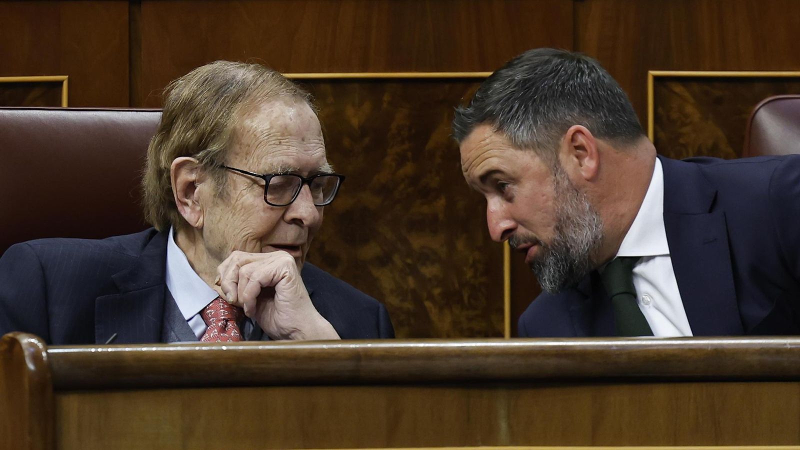 Tamames conversa amb Abascal en el Congrés, aquest dimarts