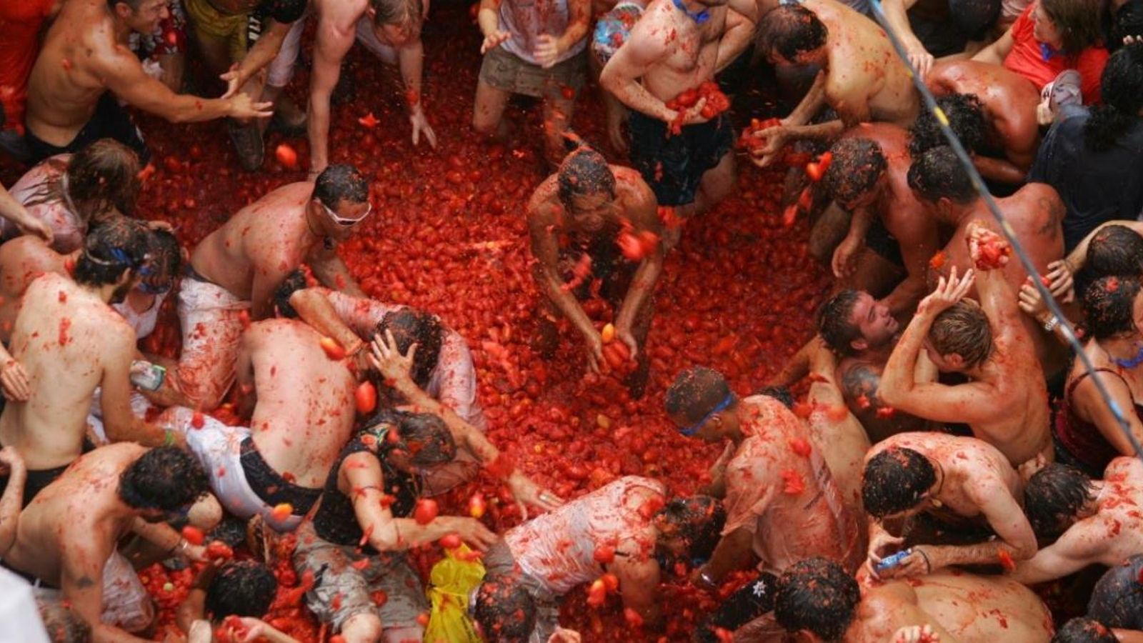 La festa de la Tomatina en l’edició 2018
