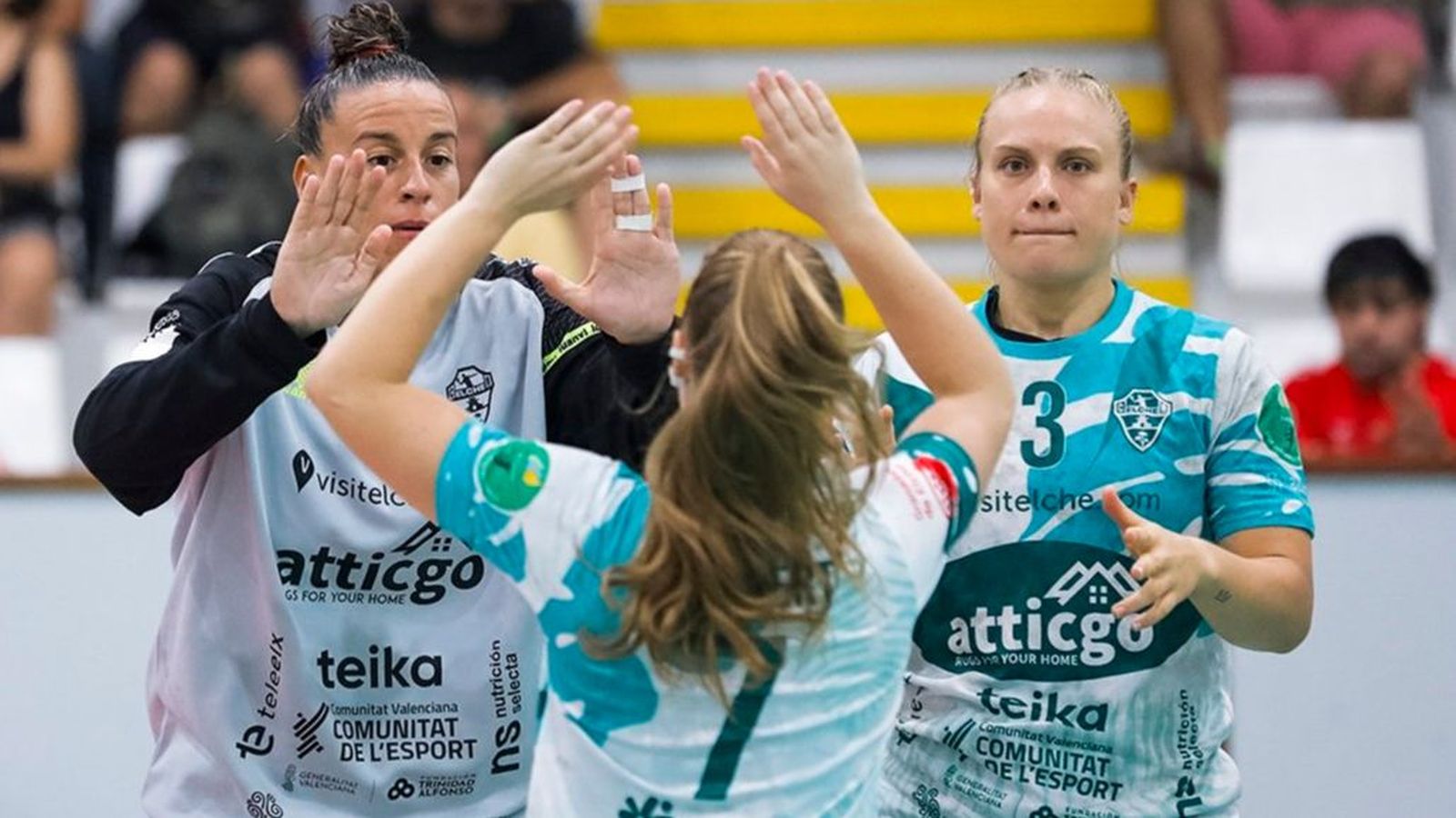 Jugadores de l'Handbol Elx