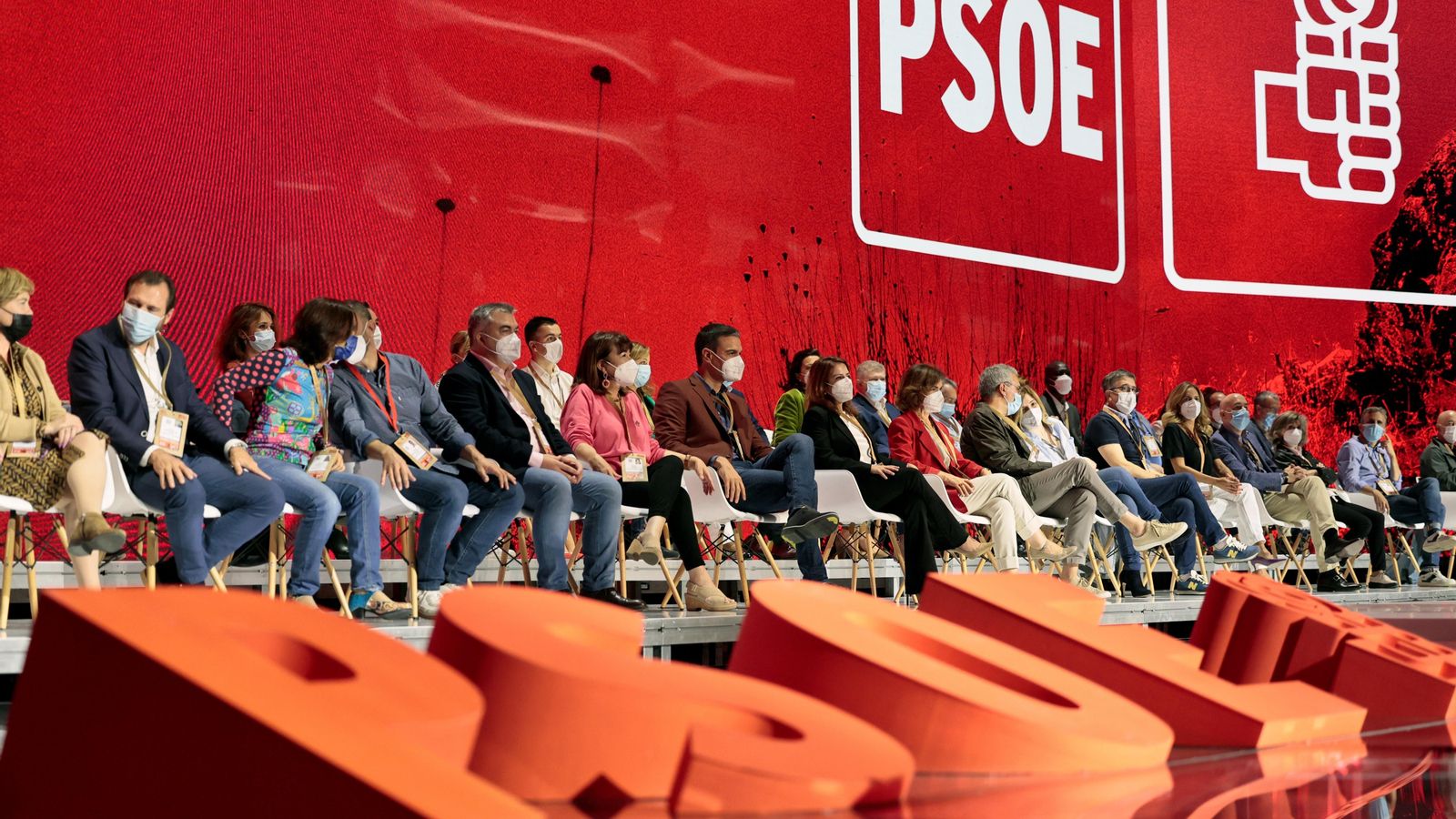 El secretari general del PSOE, Pedro Sánchez, a l'inici de la segona jornada del 40é Congrés Federal del partit