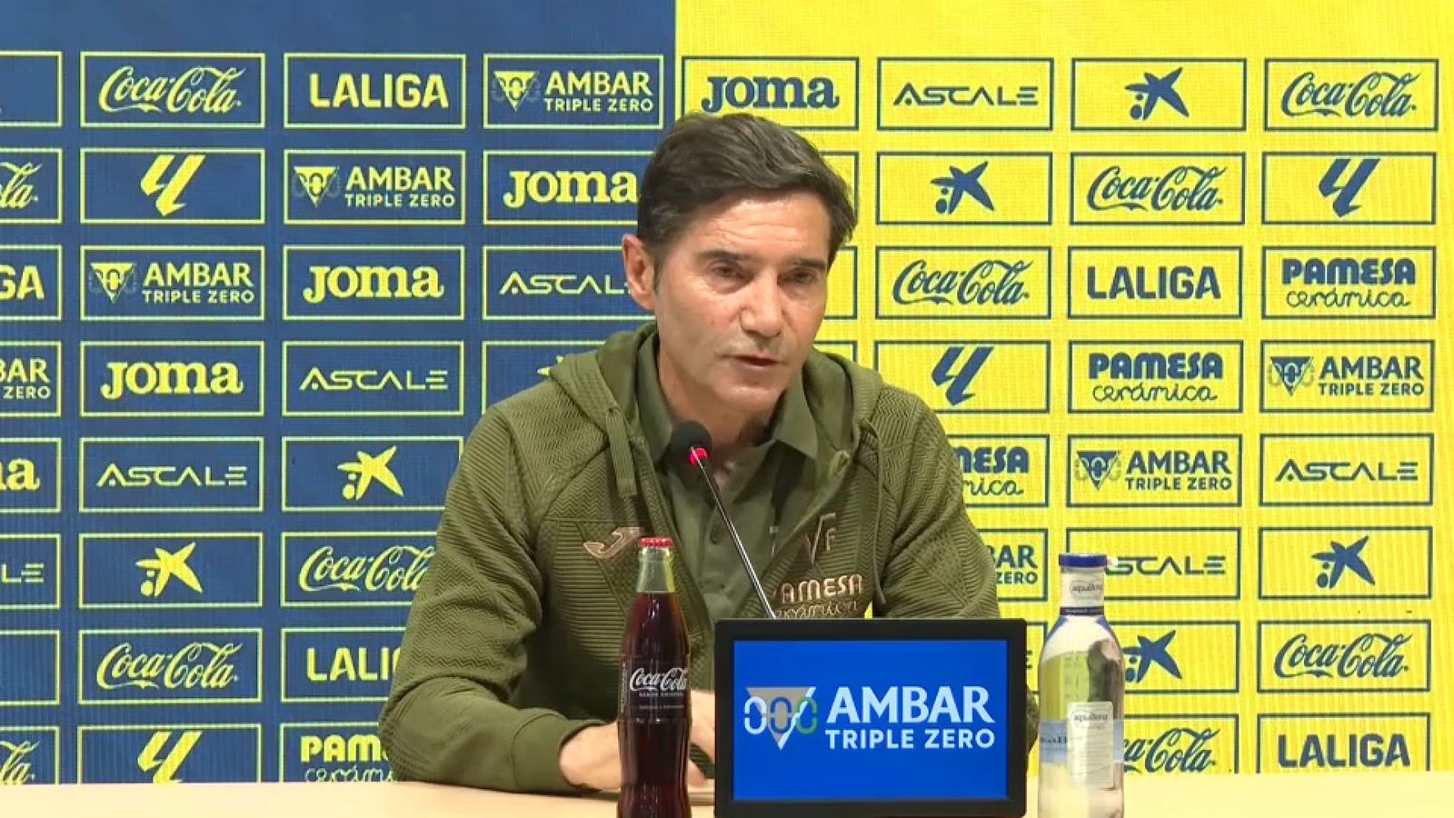 El tècnic del Villarreal, Marcelino García Toral