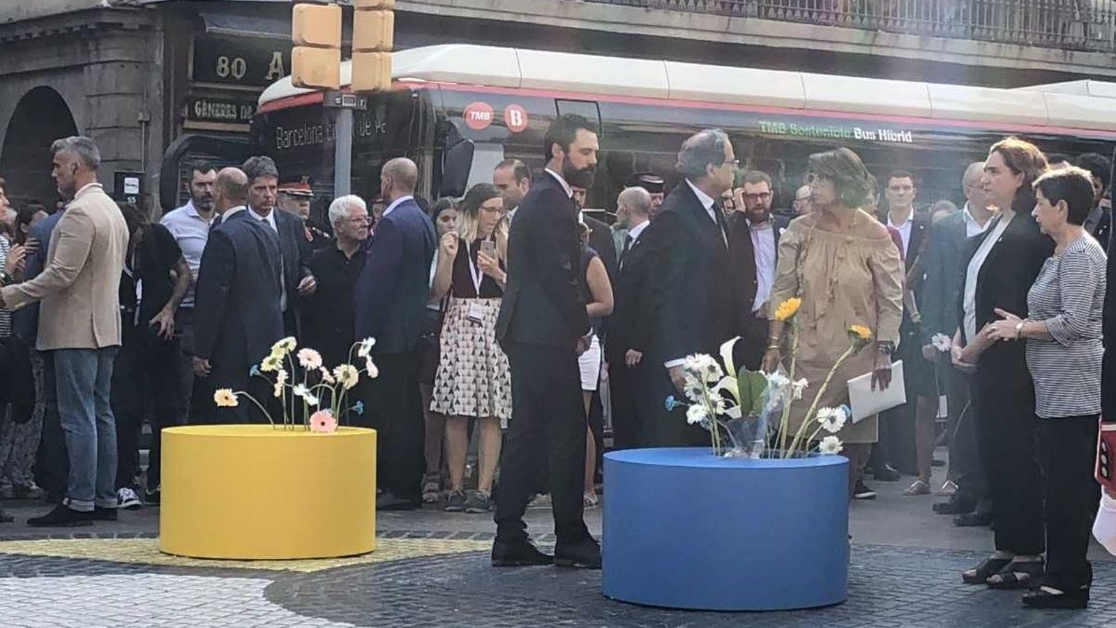 Torra ha recordat el dolor que es van estendre l'agost passat per tot el territori català.