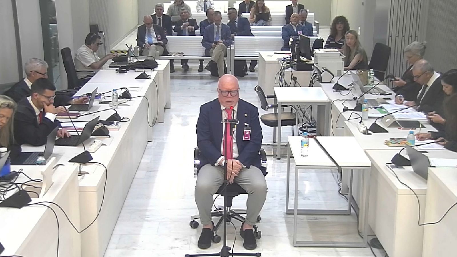 El comissari jubilat de la Policia Nacional, José Manuel Villarejo, declara a l'Audiència Nacional
