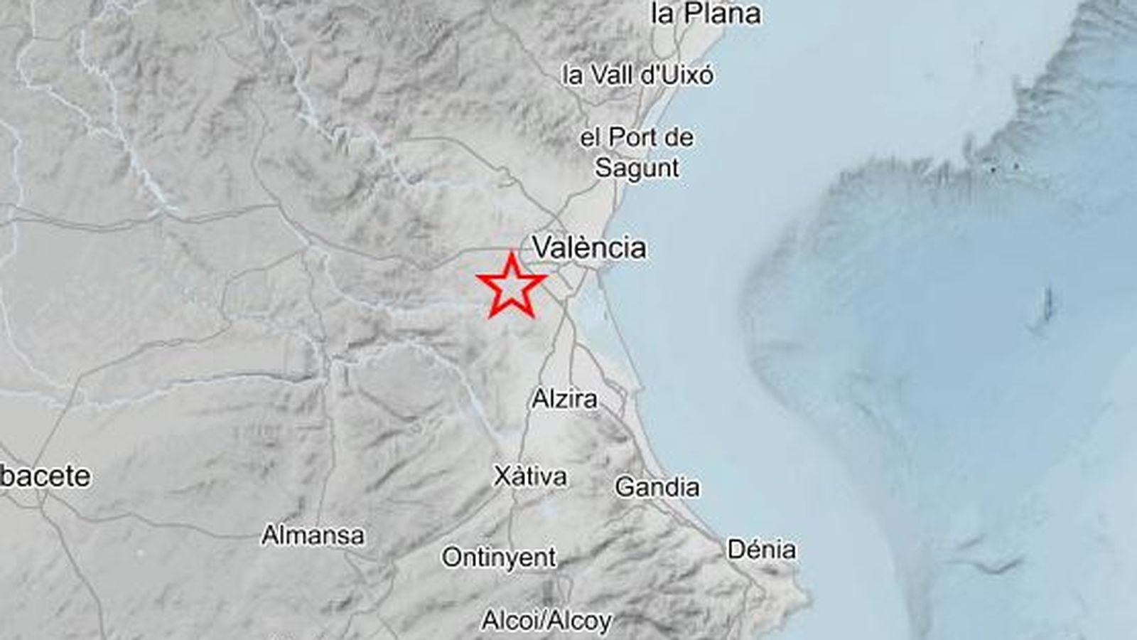 Mapa del sisme