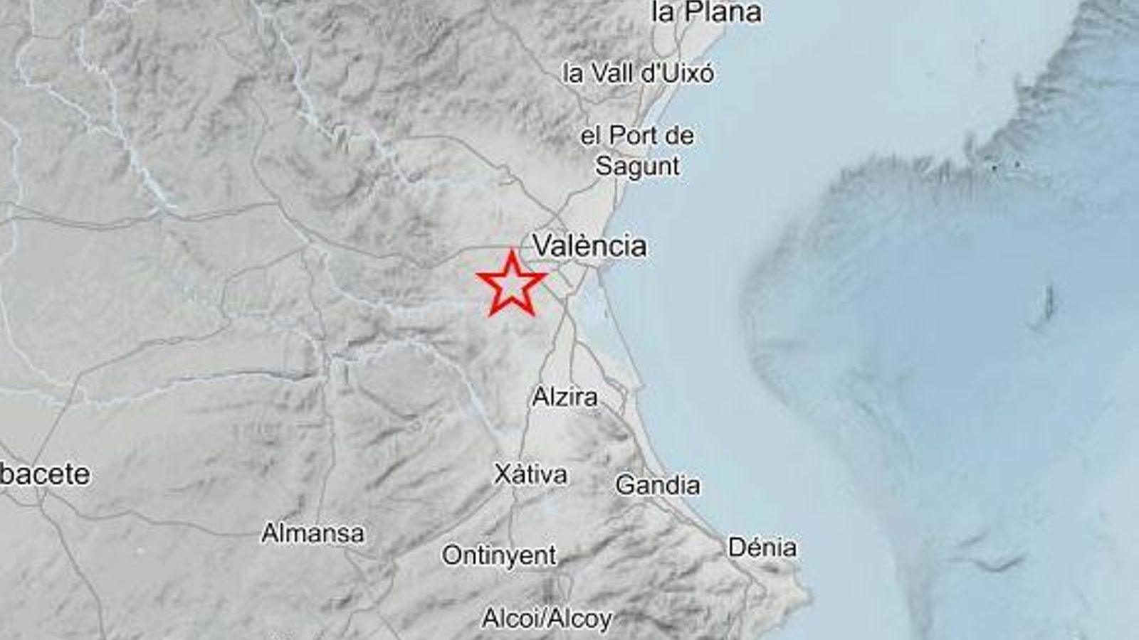 Mapa del sisme