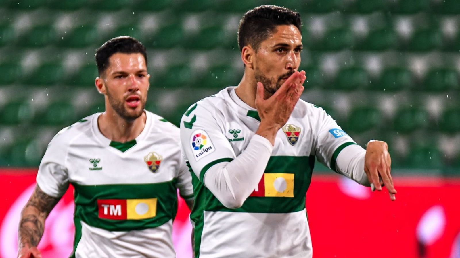 Fidel marca el gol de l'Elx