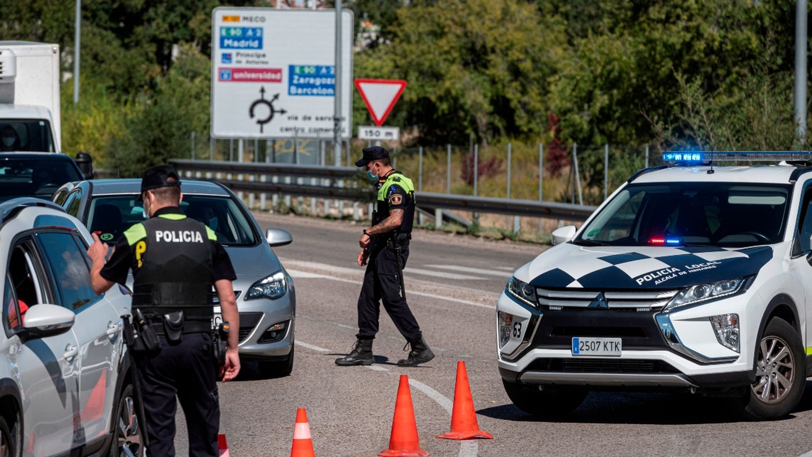 Controls als accessos a Madrid